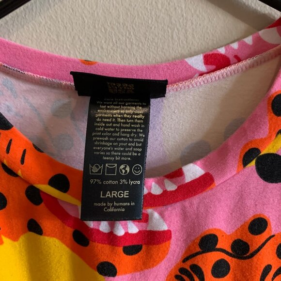 Nooworks Tee Dress Micotti Cat Size L - Picture 2 of 3